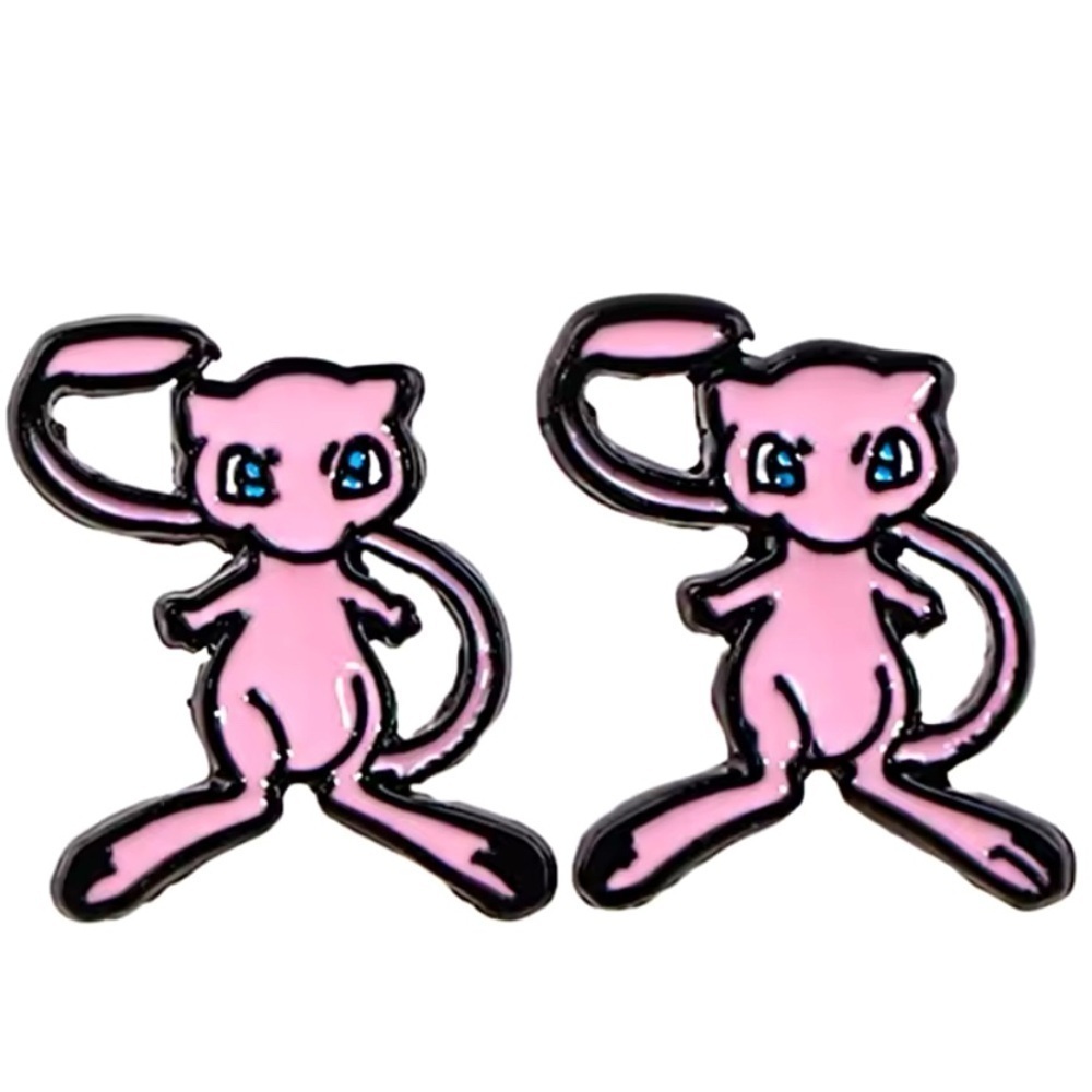 3 For $35 Pokemon Pokeball Stainless Steel Enameled Stud Character Earrings